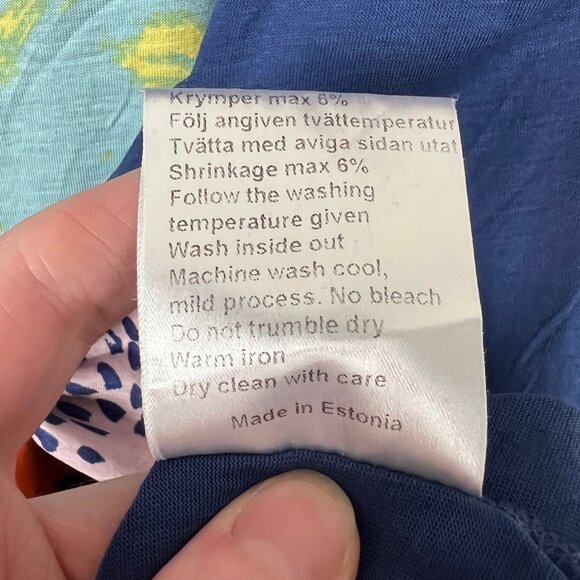 Marimekko Katte Dress Mini Midi Floral Print Scandinavian Summer Sun Scandi Girl - Picture 10 of 14